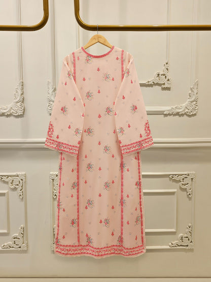 AGHANOOR EMBROIDERED CAMBRIC COTTON SHIRT WITH EMB PANTS