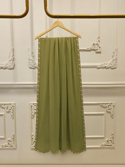 AGHANOOR COTTON NET EMBROIDERED 3 PIECE