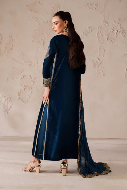 Baroque Embroidered Premium Velvet 3 Piece
