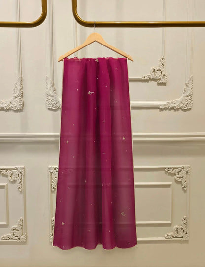 Aghanoor Velvet Embroidered 3 Piece Suit