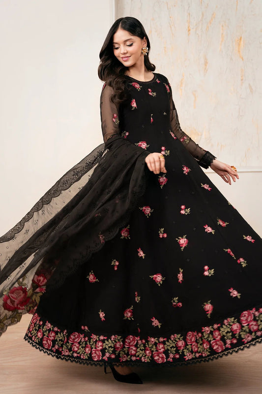Baroque Luxury Pret Embroidered Chiffon 3 Piece