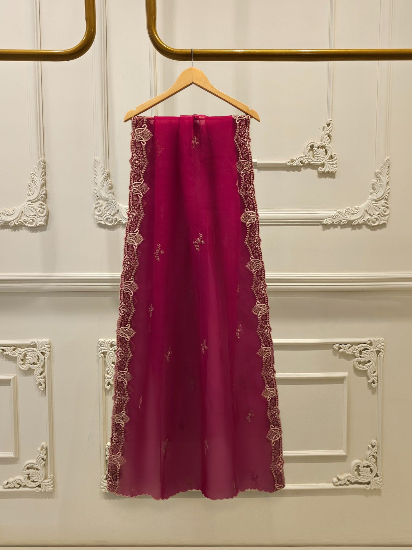 Aghanoor Embroidered Khaadi Silk 3 Piece