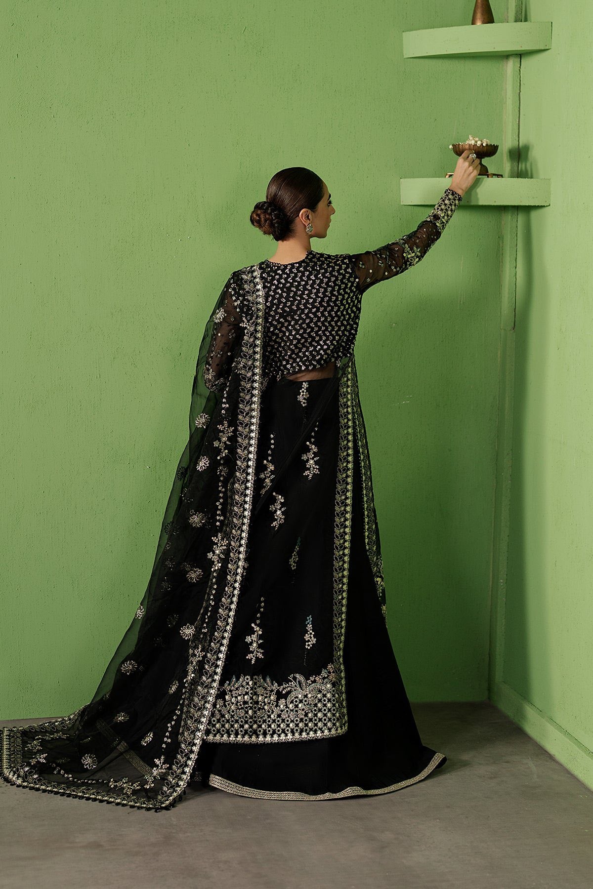 AYZEL MANZAR ORGANZA 3 PIECE SUIT