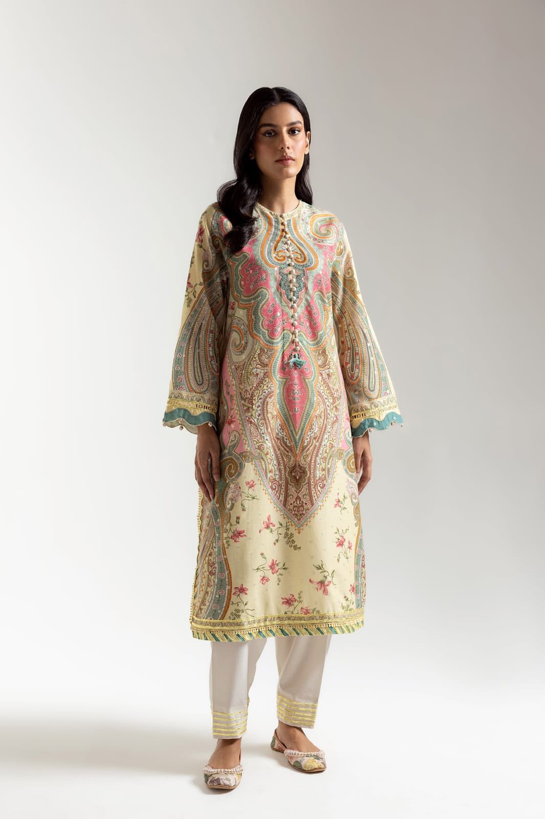 ETHNC EMBROIDERED SHIRT AND PANTS