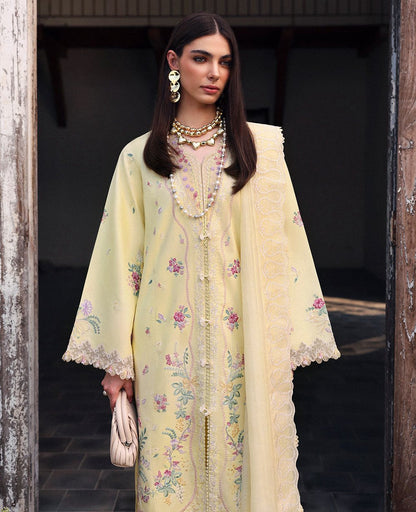 Republic Womenswear Pret Embroidered Lawn 3 Piece Suit- Mehroze