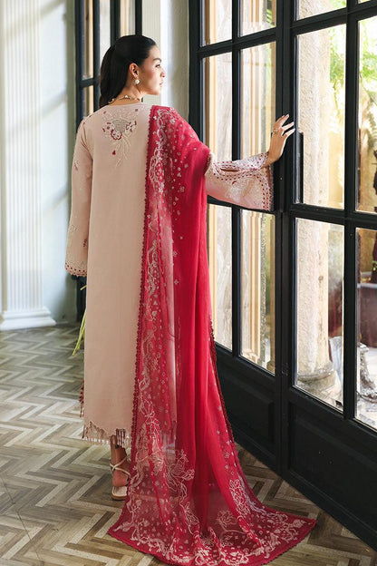 Qalamkar Casual Pret Embroidered Lawn 3 Piece Suit-Reyna