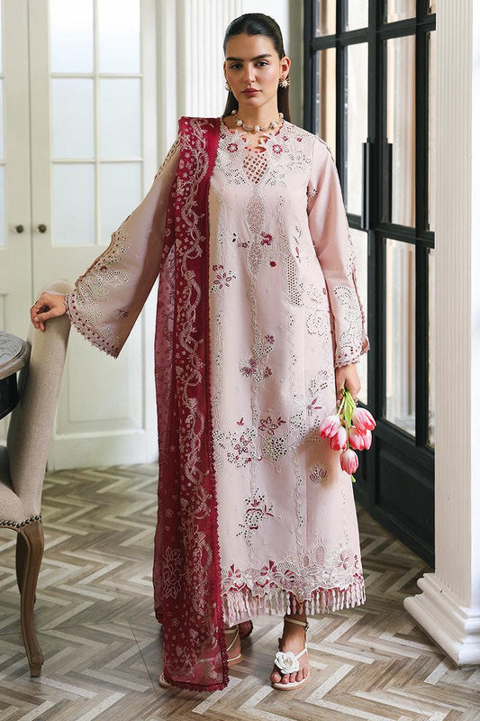 Qalamkar Casual Pret Embroidered Lawn 3 Piece Suit-Reyna