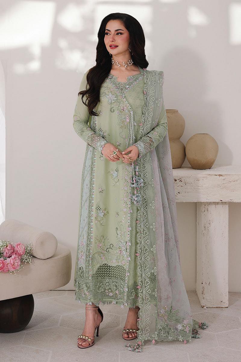 Qalamkar Pret Embroidered Lawn 3 Piece Suit- Jiya