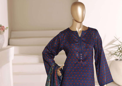 SADABAHAR Luxury Printed Lawn Suit-Blue