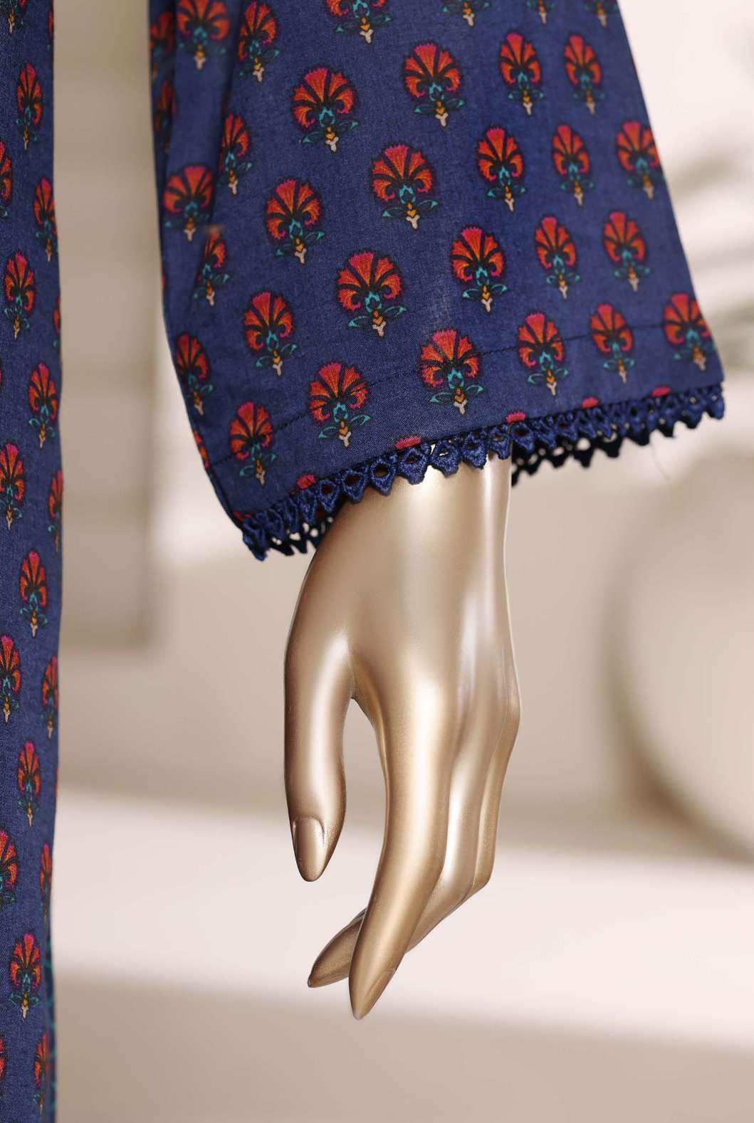 SADABAHAR Luxury Printed Lawn Suit-Blue