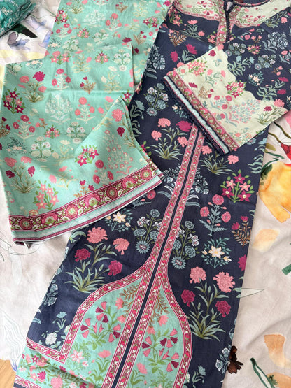 Binsaeed Printed Shirt & Pants(Co-ords)