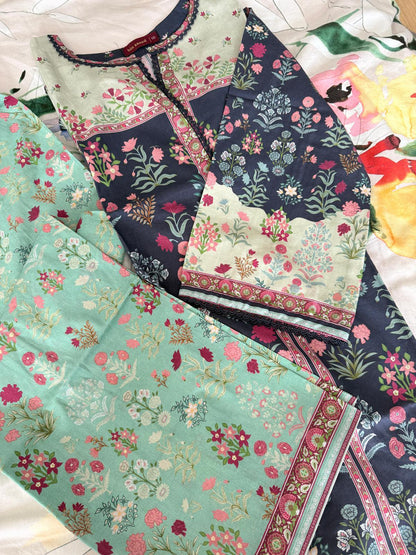 Binsaeed Printed Shirt & Pants(Co-ords)