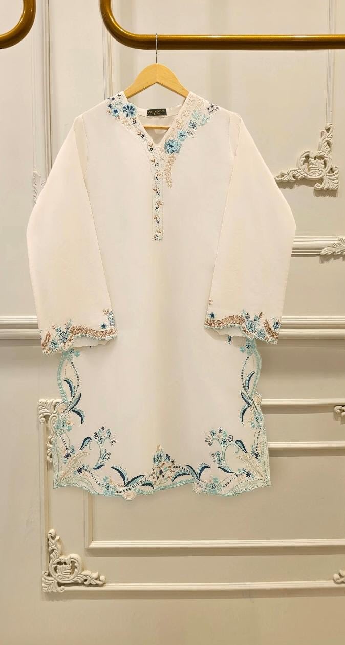 AGHANOOR LAWN EMBROIDERED SHIRT
