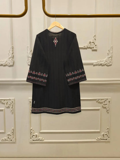 AGHANOOR JACQUARD LAWN EMBROIDERED SHIRT & PANTS