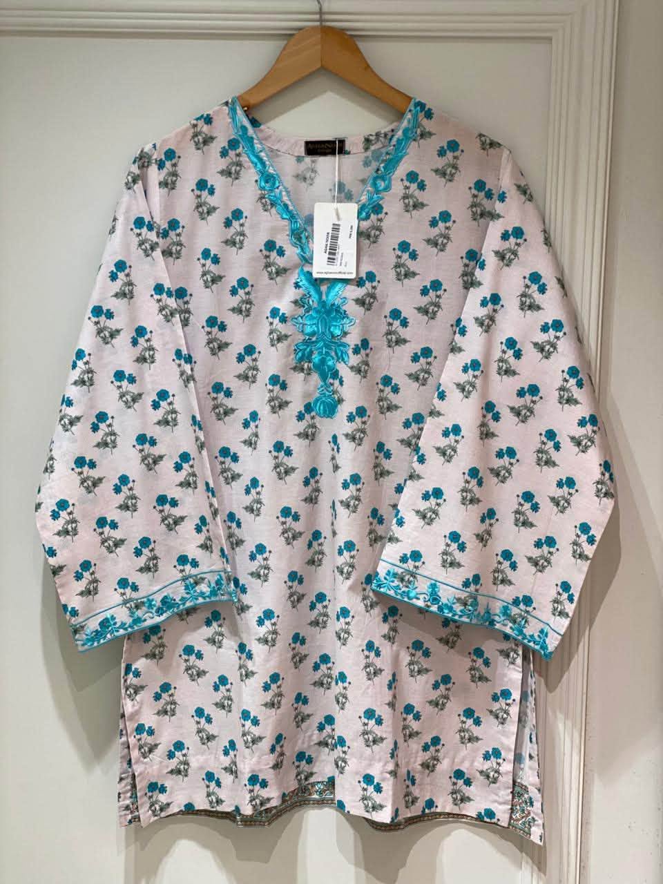 AGHANOOR EMBROIDERED LAWN SHIRT