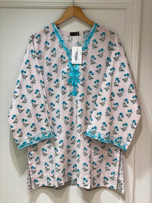 AGHANOOR EMBROIDERED LAWN SHIRT