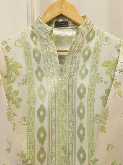 AGHANOOR DIGITAL PRINTED SHIRT-Green