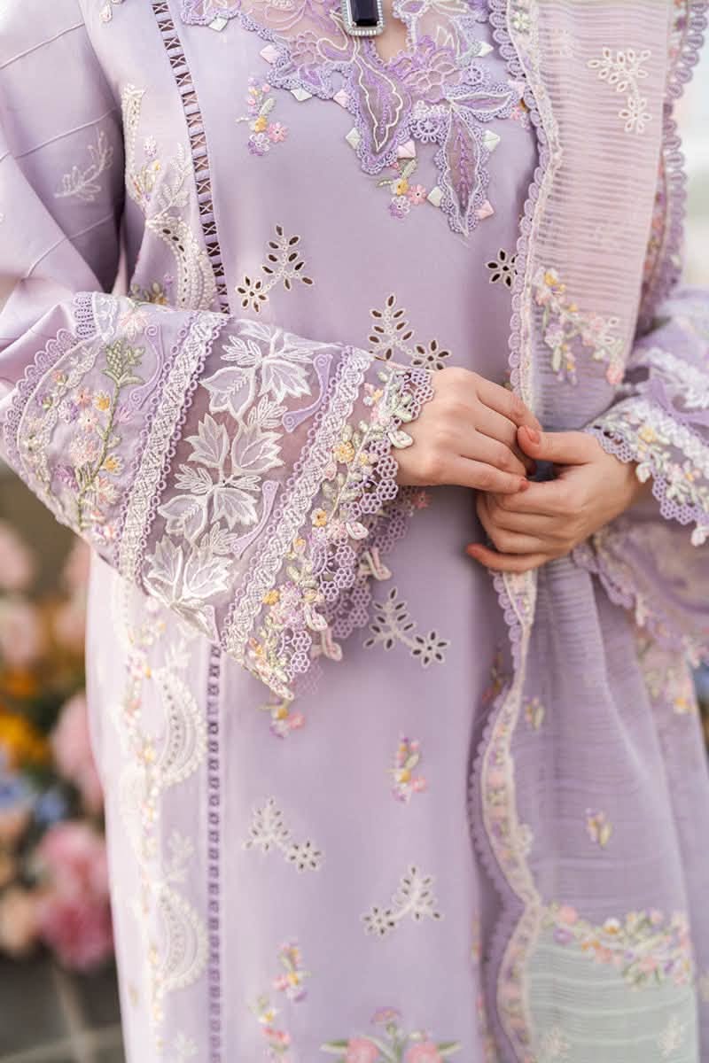 Qalamkar Sahil Embroidered Luxury Lawn 3 Piece Suit- Evelyn