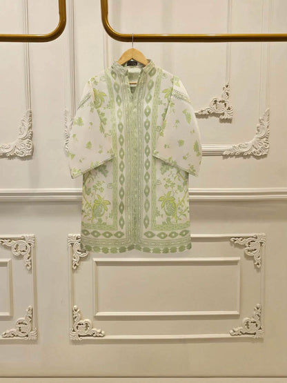 AGHANOOR DIGITAL PRINTED SHIRT-Green