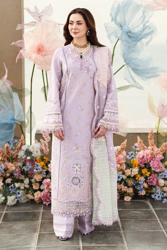 Qalamkar Sahil Embroidered Luxury Lawn 3 Piece Suit- Evelyn