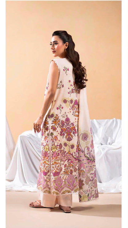 GULLJEE GULLBANO PREMIUM LAWN EMBROIDERED 3 PIECE