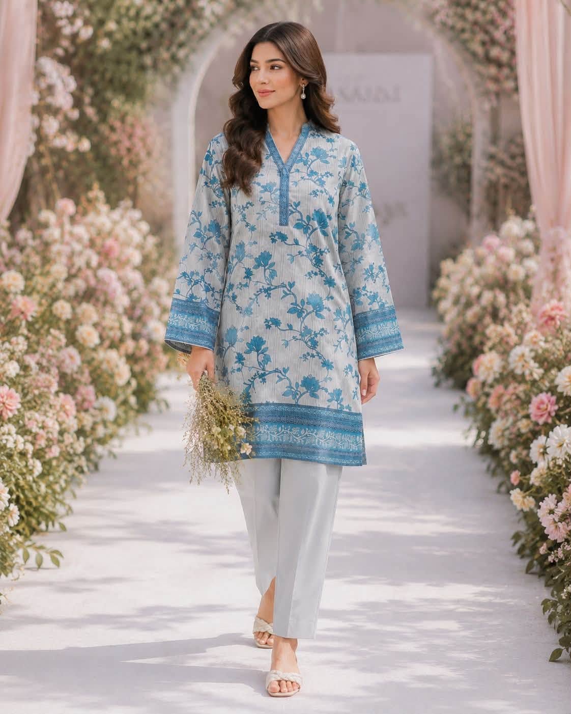 Tawakkal Printed Lawn Shirt & Pant (Co-ords)