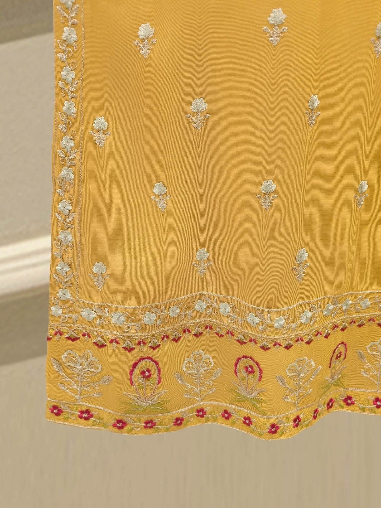 Aghanoor Embroidered Cotton Net 3 Piece Suit