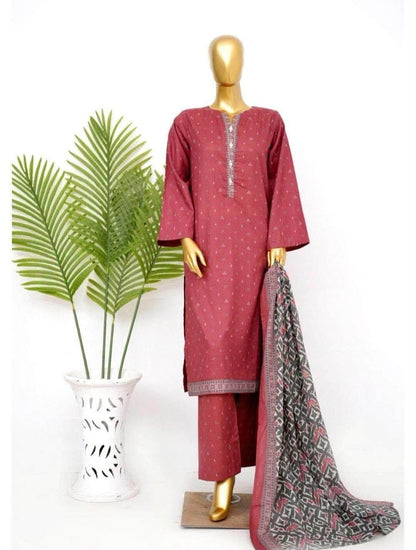 Bin Saeed 3 Piece Printed Lawn Suit - Summer26"