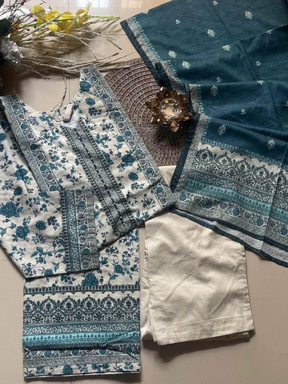 Bin Saeed 3 Piece Printed Lawn Suit - Summer26"
