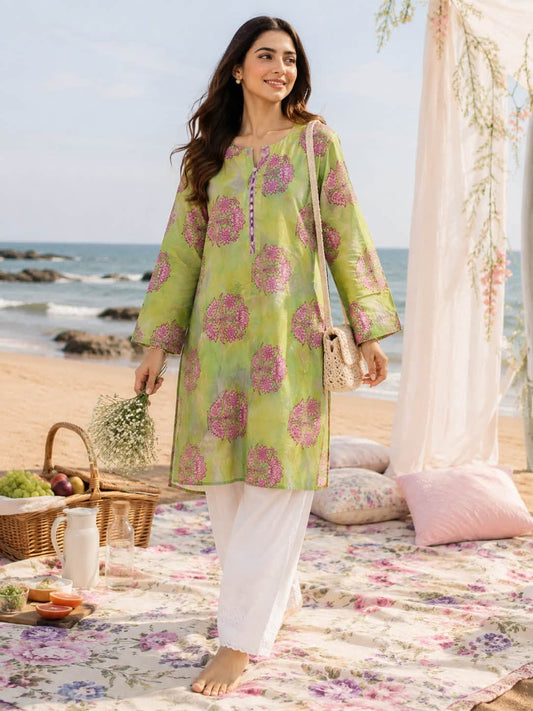 SAPPHIRE PRINTED LAWN SHIRT