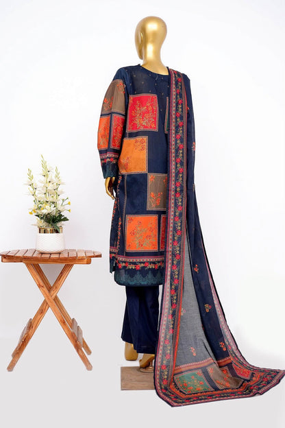 Bin Saeed 3 Piece Printed Lawn Suit - Summer26"