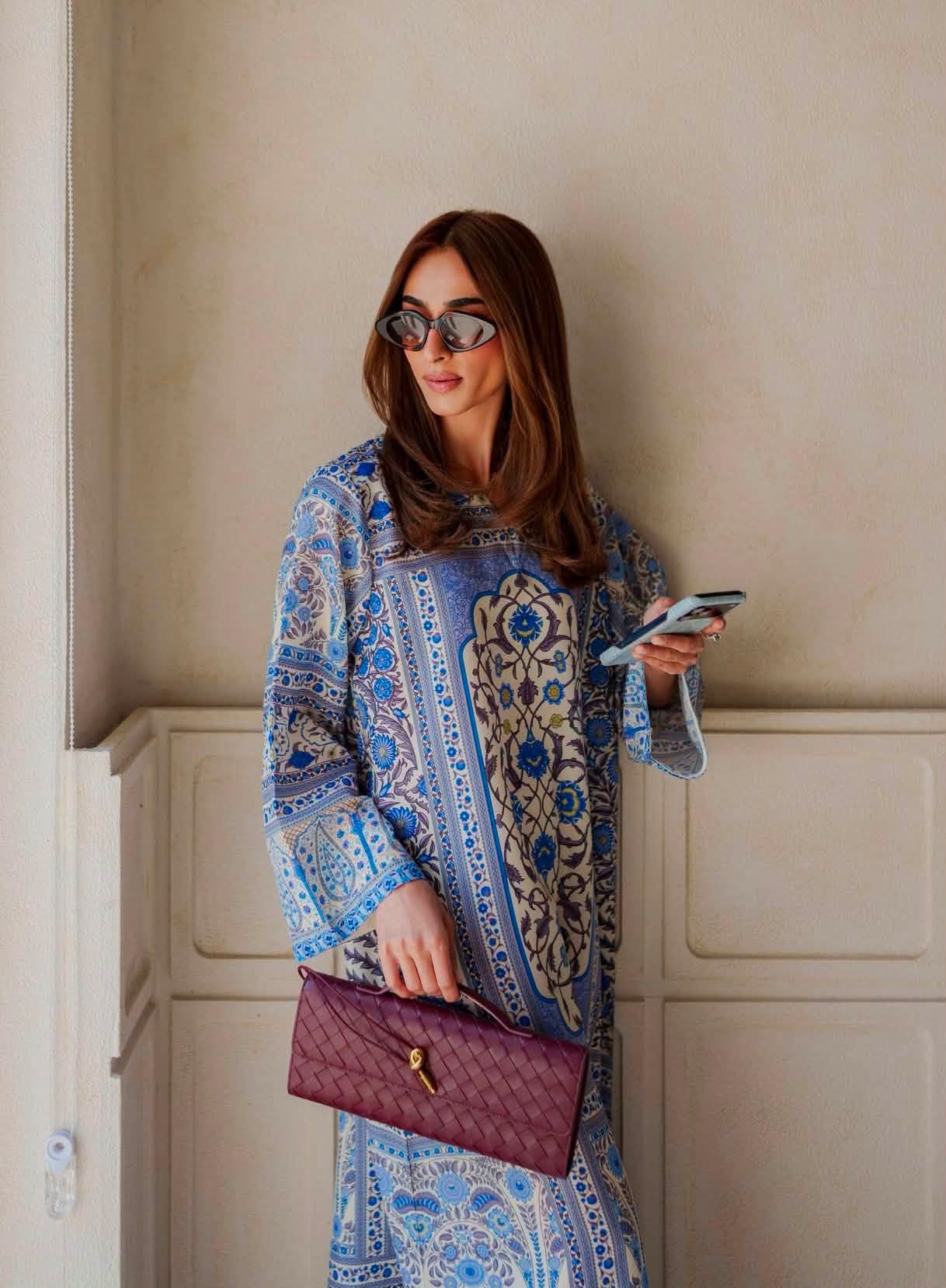SILAI PRET PREMIUM PRINTED SILK KAFTAN