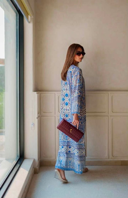 SILAI PRET PREMIUM PRINTED SILK KAFTAN