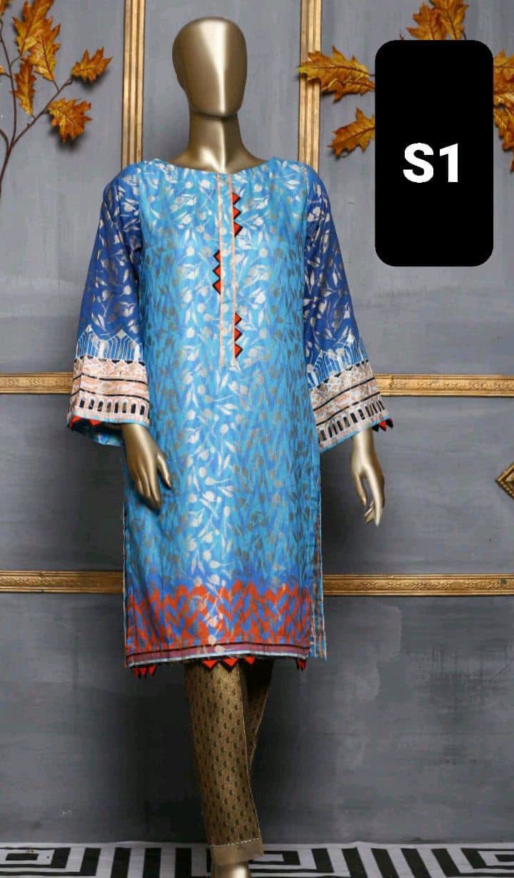 BIN SAAED JACQUARD COTTON SHIRT