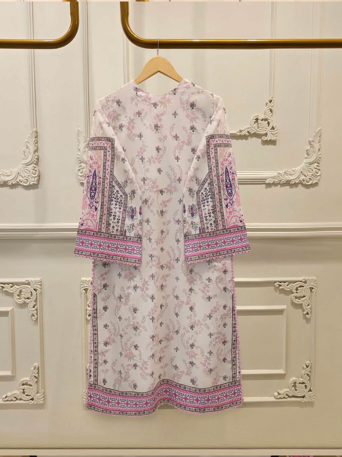 AGHANOOR PURE LAWN PRINTED with EMB SHIRT AND DUPATTA