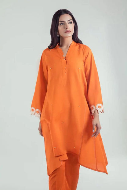 SANA SAFINAZ EMBROIDERED LAWN SHIRT