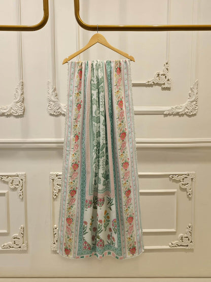 AGHANOOR PURE EMBROIDERED CAMBRIC COTTON SHIRT, PANT &  DUPATTA