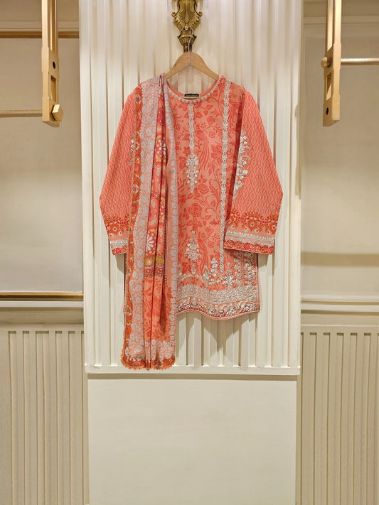 AGHANOOR LAWN EMB SHIRT & DUPATTA