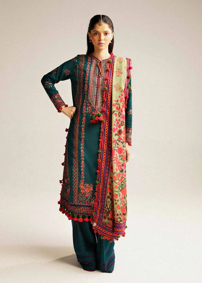 Hussain Rehar Embroidered Khaddar Stitched Collection