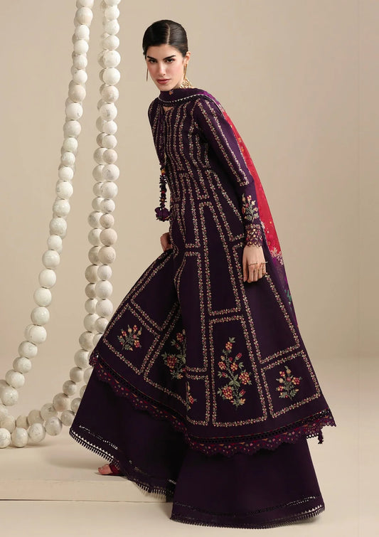 Jazmin Embroidered Luxury Lawn Formals-IRIS