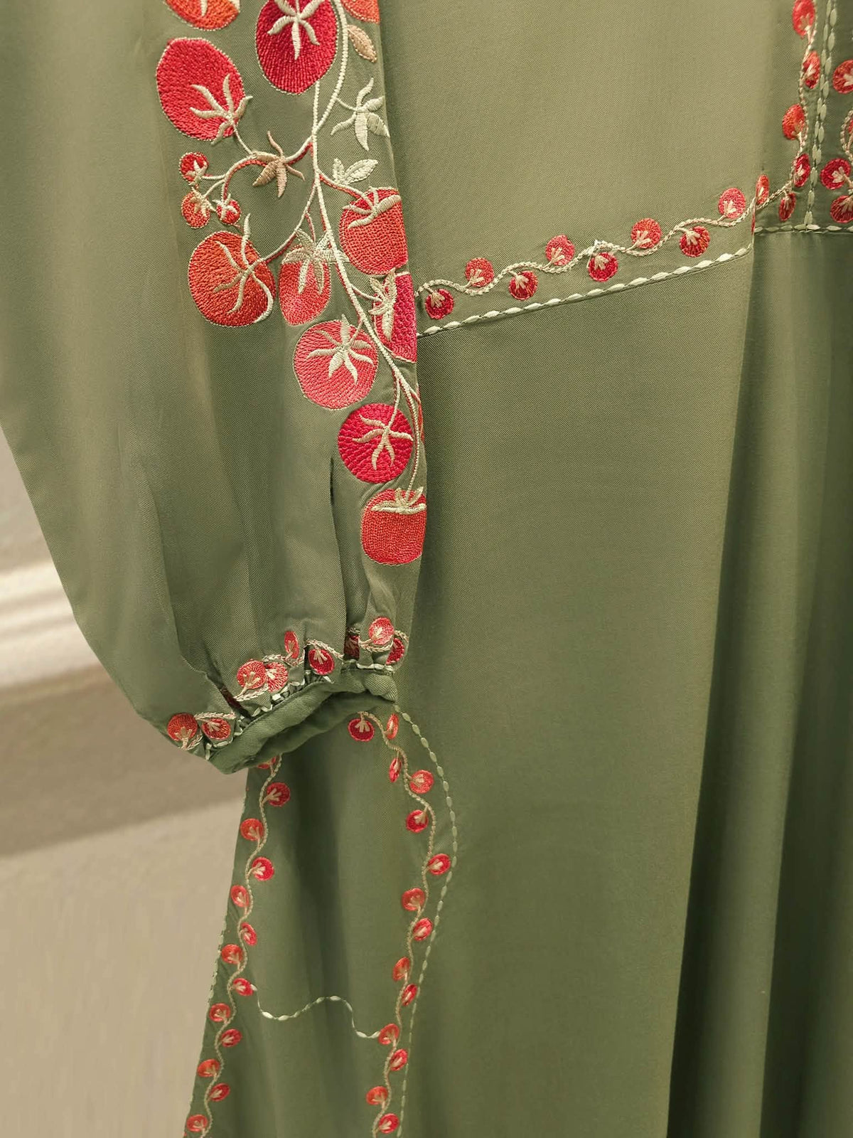 AGHANOOR VISCOSE LINEN EMBROIDERED SHIRT