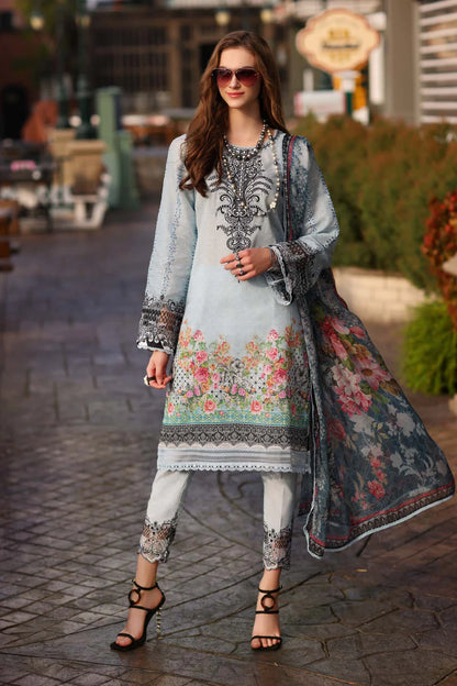 Noor by Saadia Asad Luxe Embroidered 3 Piece Suit