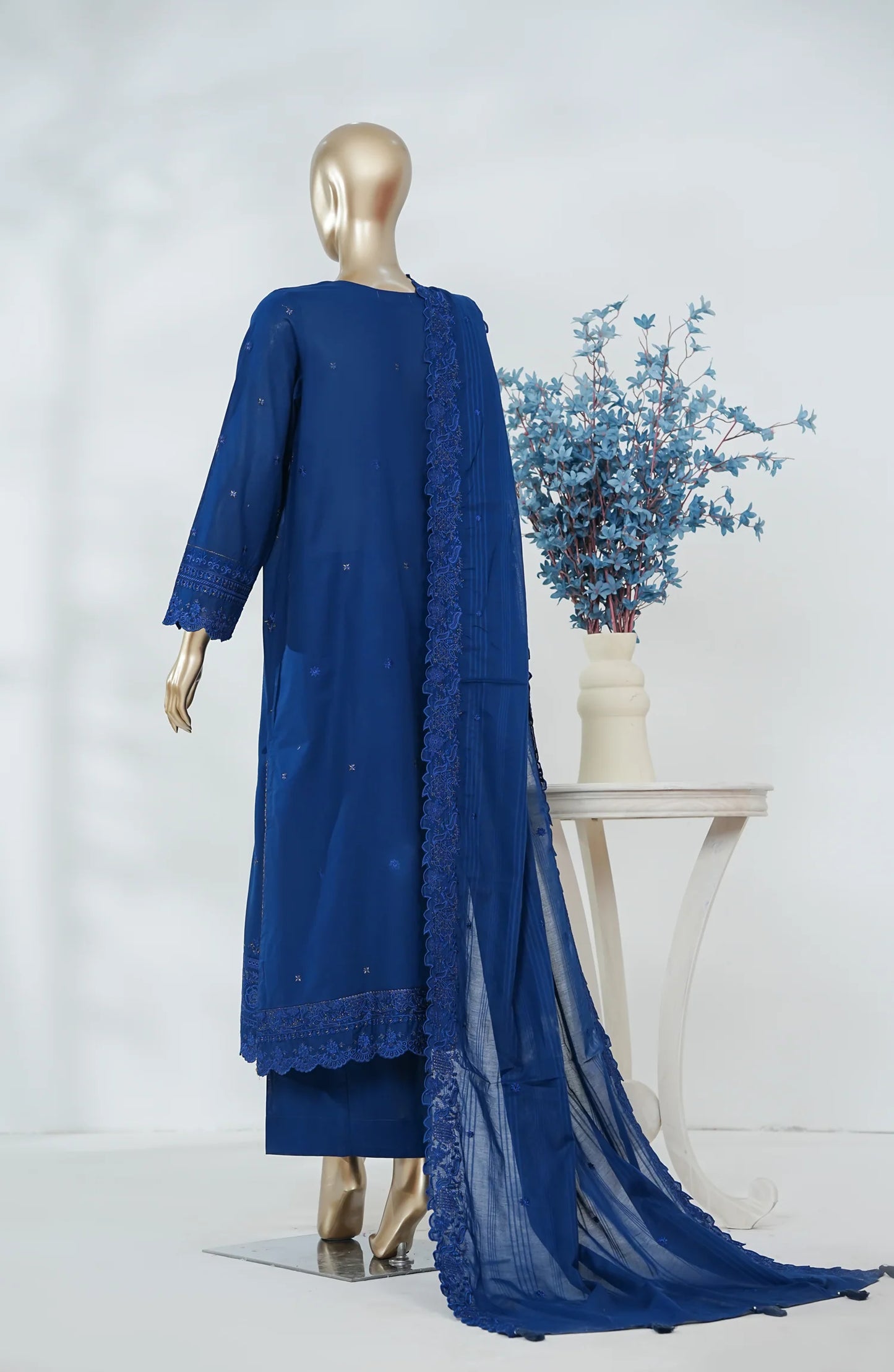 Lakhnawi Celebration by Amna Khadija-Blue