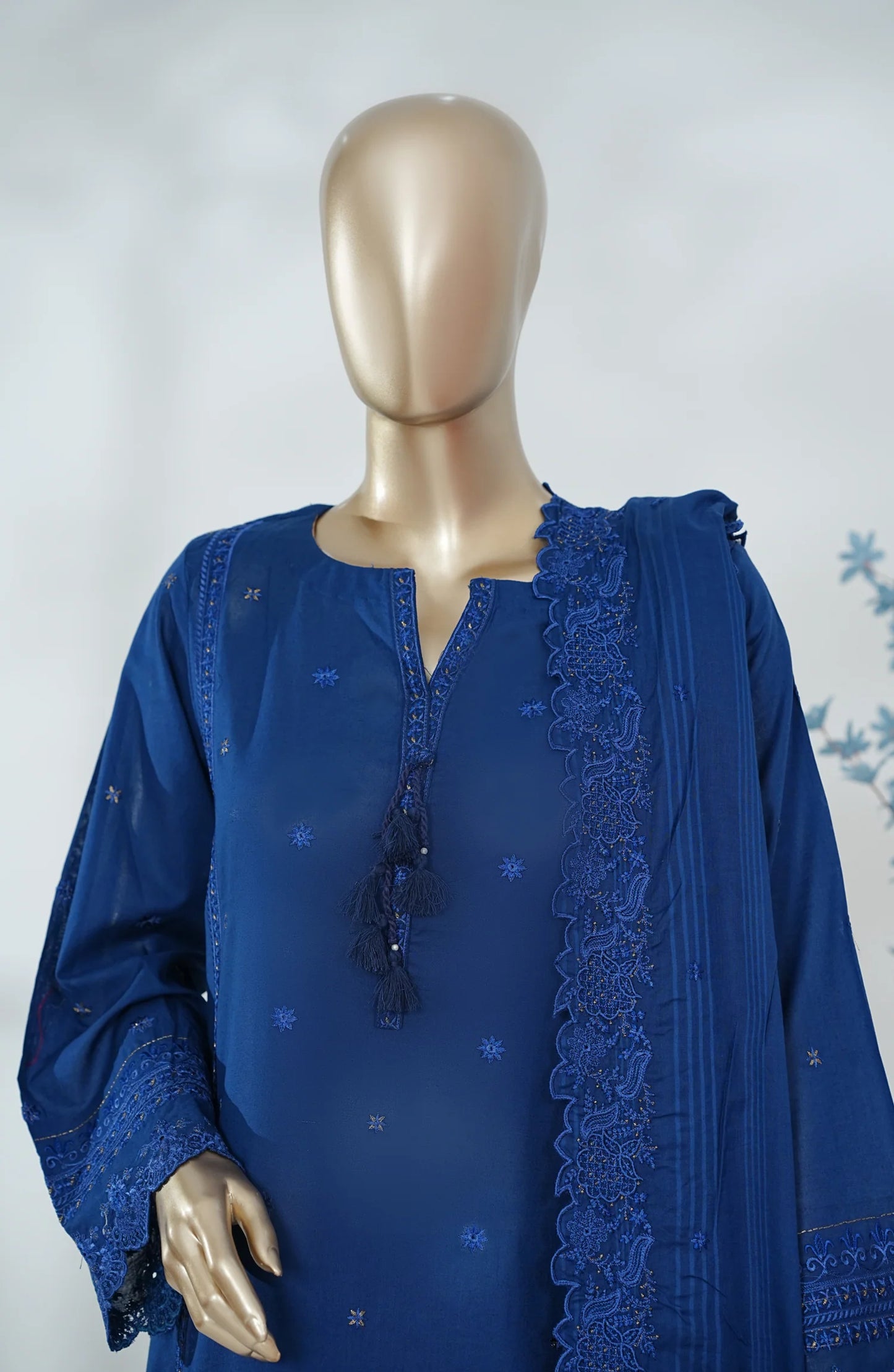 Lakhnawi Celebration by Amna Khadija-Blue