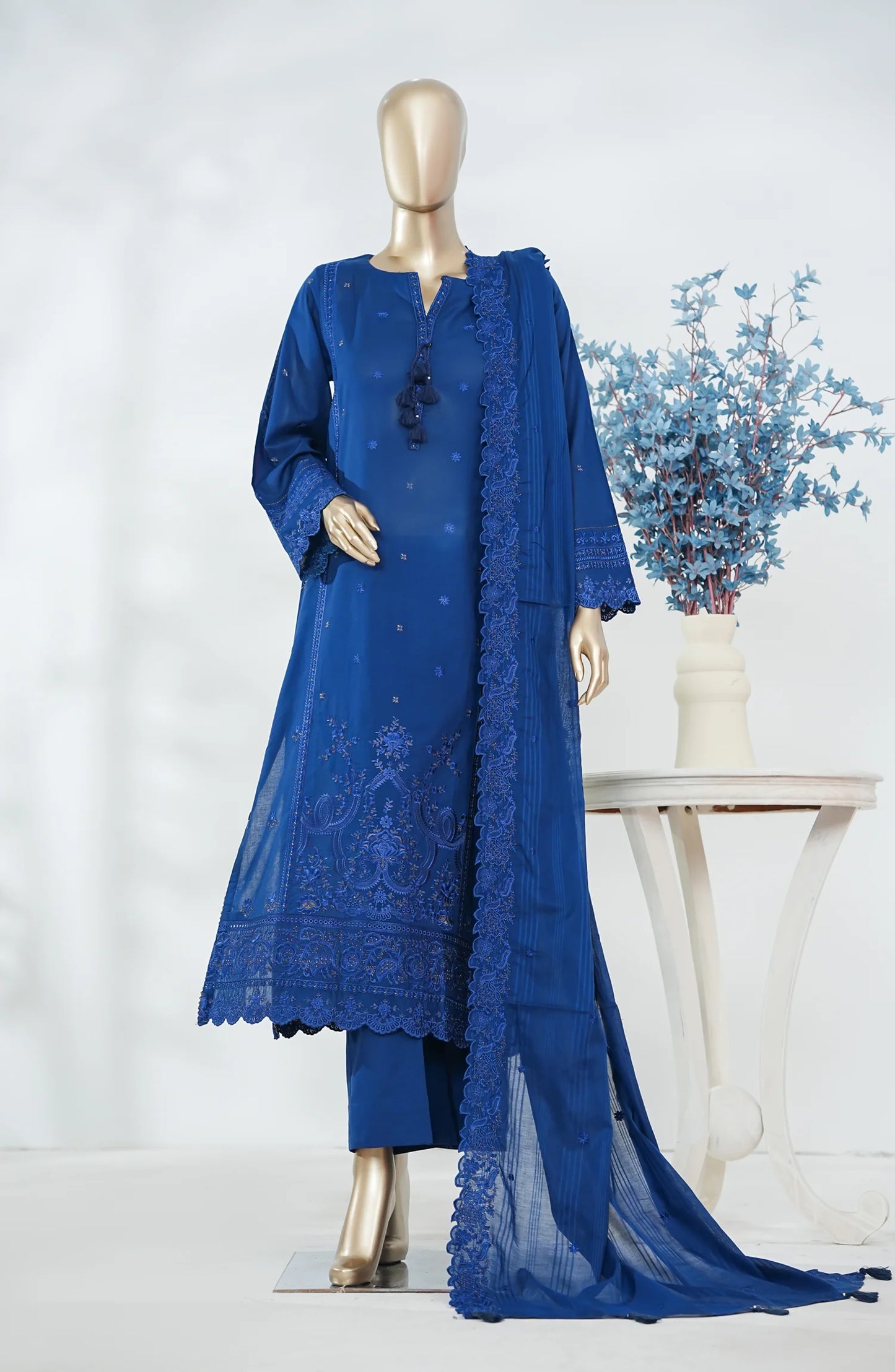 Lakhnawi Celebration by Amna Khadija-Blue