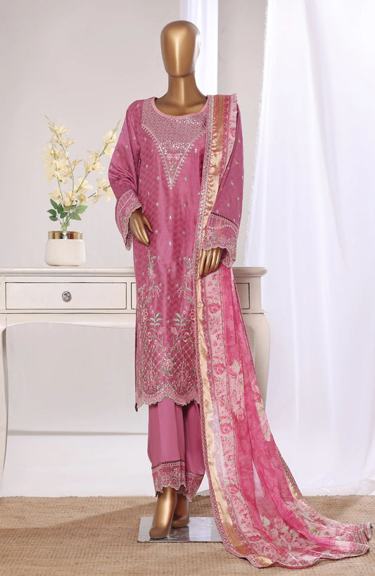 Bin Saeed Embroidered Jacquard Lawn 3 Piece
