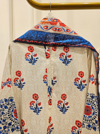 AGHANOOR LAWN 3 PIECE- SHIRT, PANT & DUPATTA