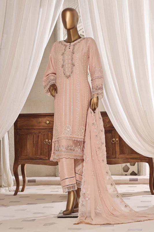 Sadabahar Embroidered Chiffon 3 Piece Suit