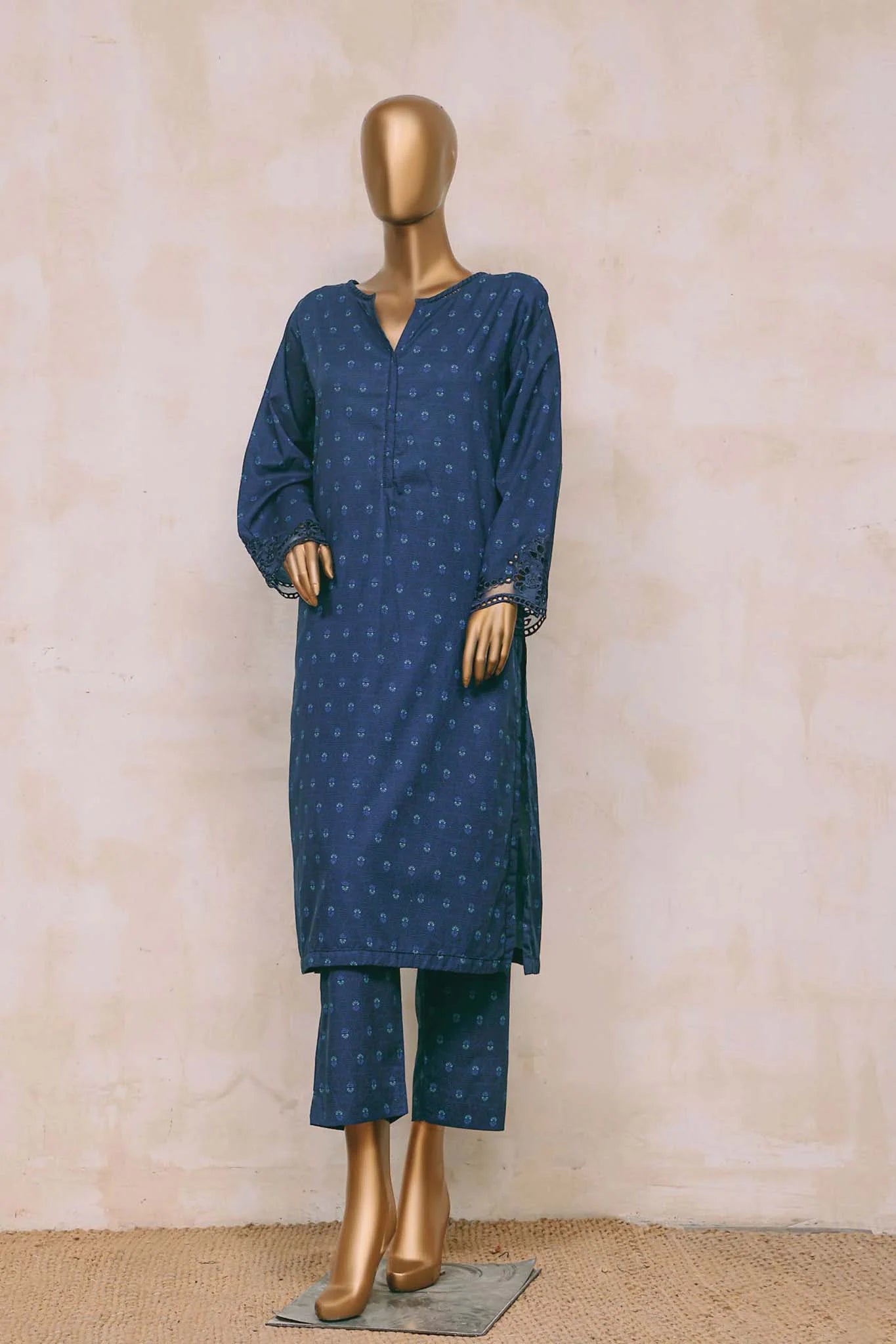 Sadabahar Stitched Cutwork Shirt & Pant