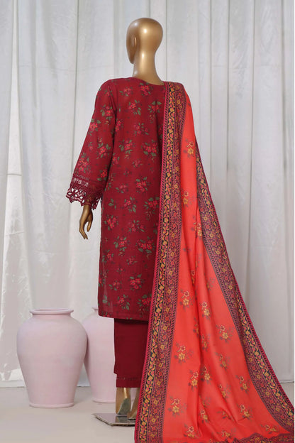 Sada Bahar Embroidered Khaddar 3 Piece